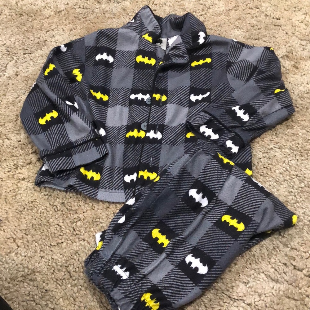 24M Batman flannel pajama set
